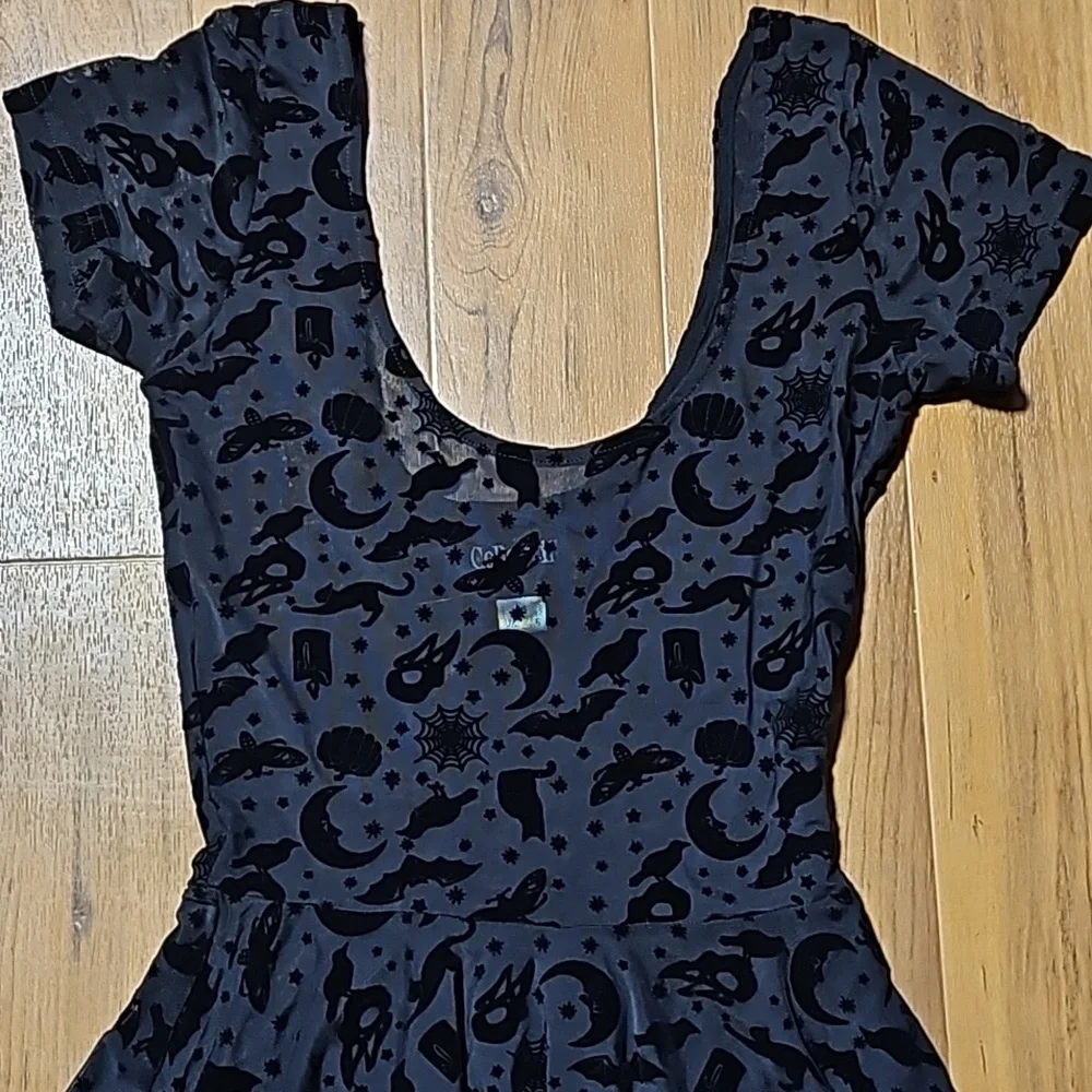 Collectif Spooky Mesh Dress - Picture 2 of 12